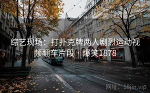综艺现场:打扑克牌两人剧烈运动视频翻车片段 · 爆笑1878