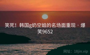 笑死！韩国g奶空姐的名场面重现 · 爆笑9652