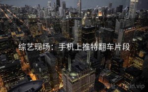 综艺现场:手机上推特翻车片段